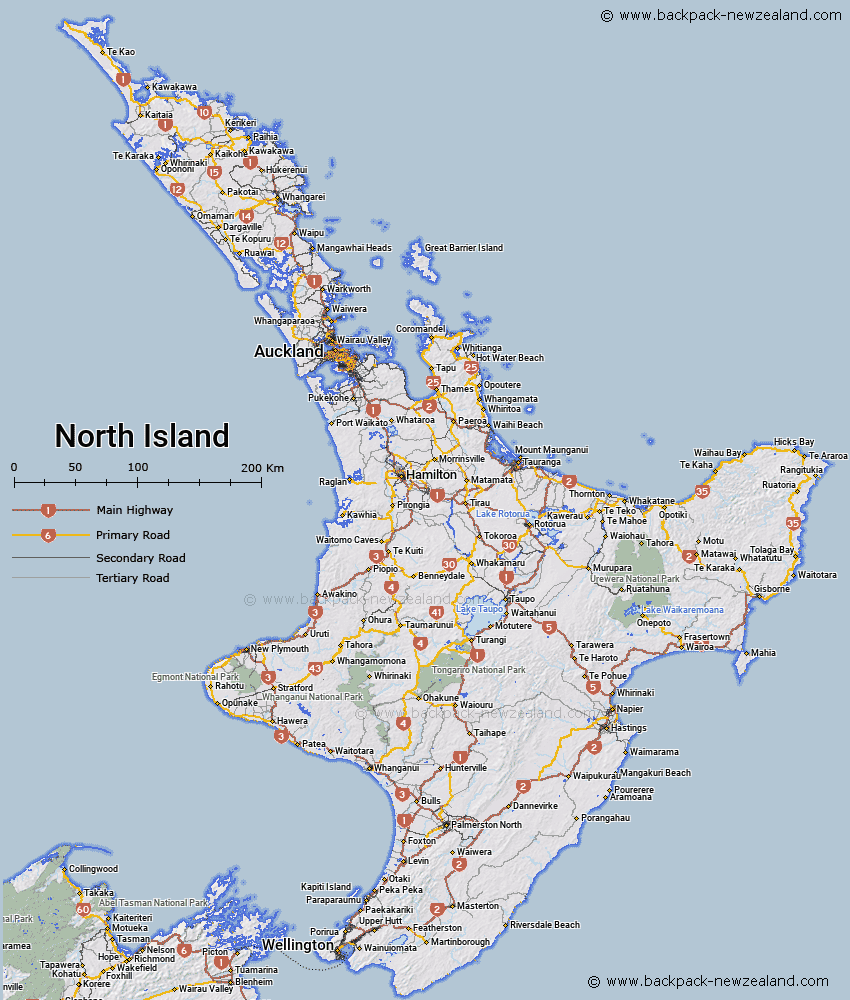 北岛地图